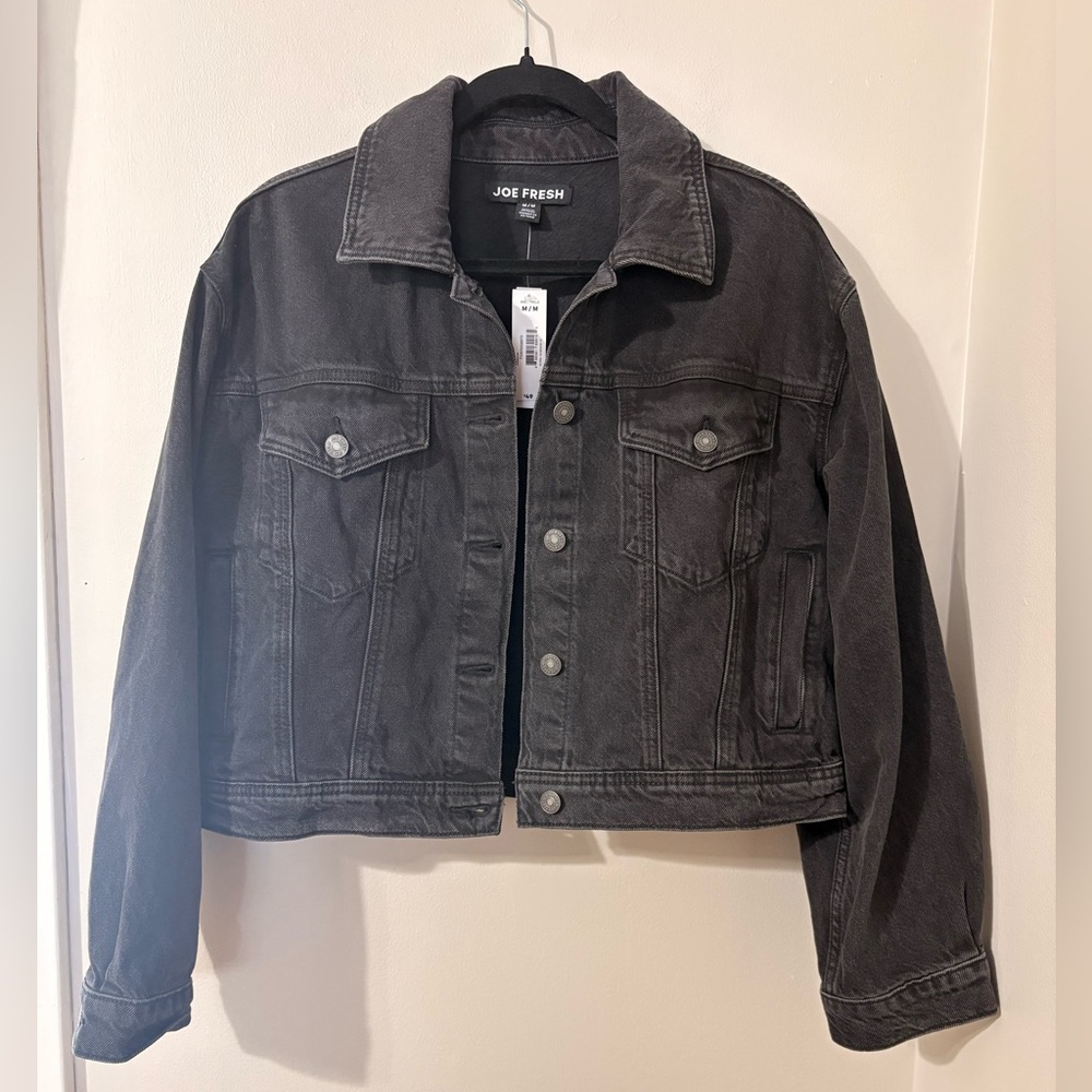 Joe Fresh Black Denim Jacket